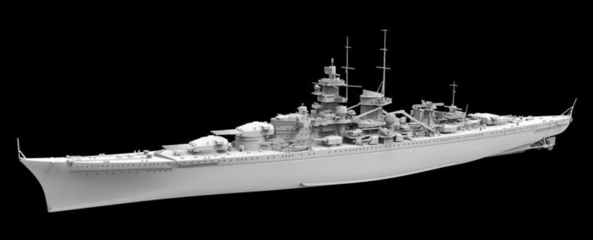 Flyhawk FH1149S German Battleship Gneisenau (Deluxe Edition) 1940 1/700 – zdjęcie 2