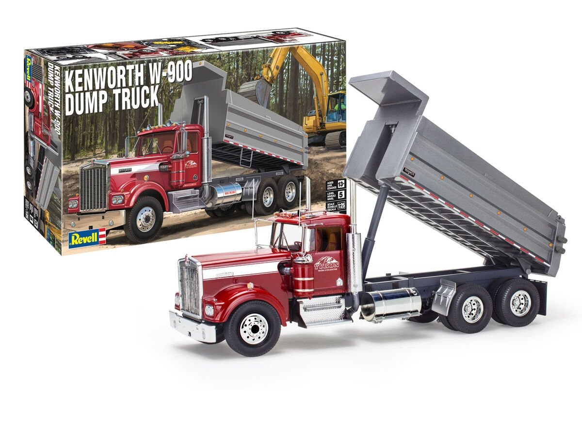 Revell 12628 Kenworth W-900 Dump Truck 1/25 – zdjęcie 2