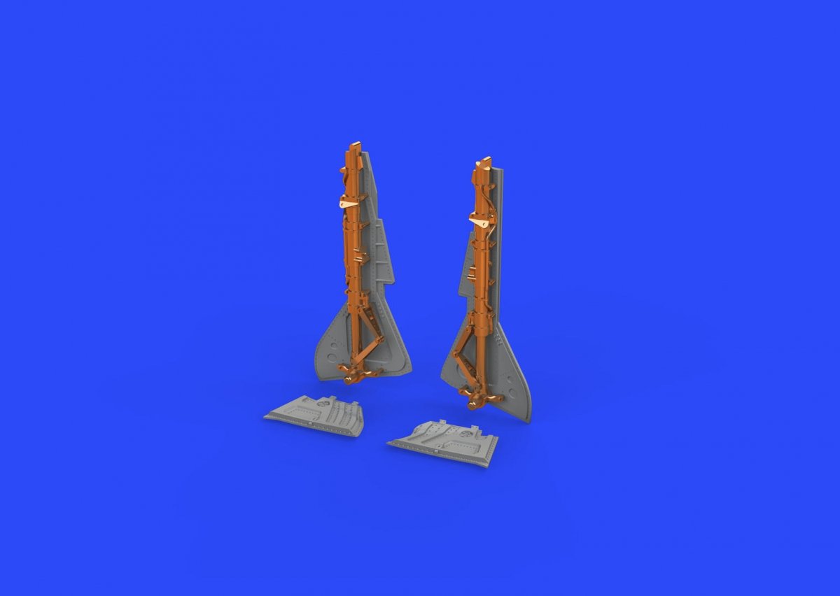 Eduard 648436 Fw 190A-5 undercarriage legs BRONZE EDUARD 1/48 – zdjęcie 2
