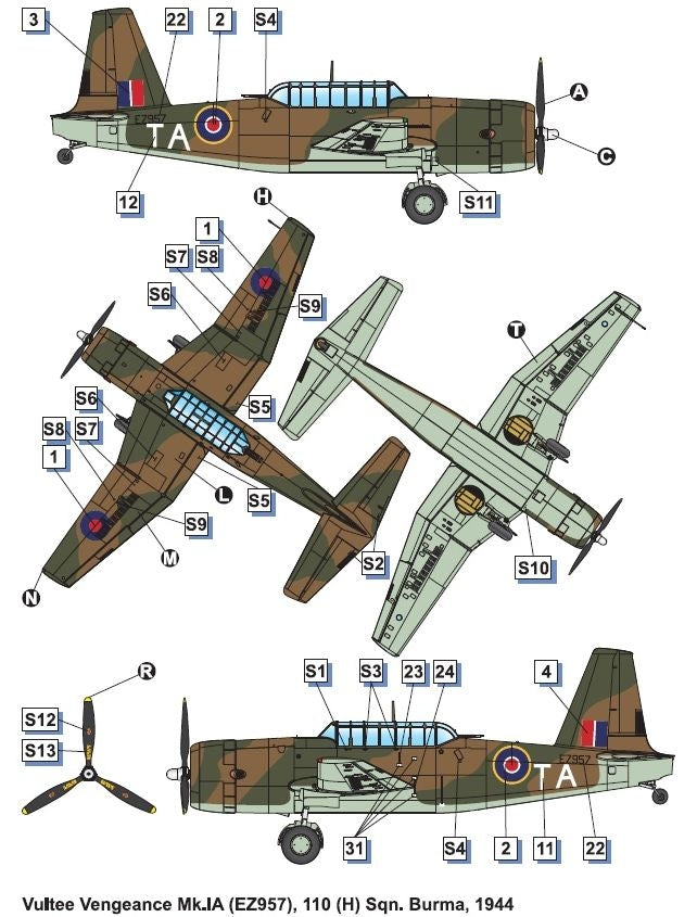 Dora Wings 72038 Vultee A-31 Vengeance 1/72 – zdjęcie 4
