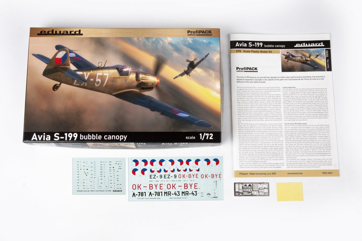 Eduard 70151 Avia S-199 bubble canopy 1/72 – Bild 3