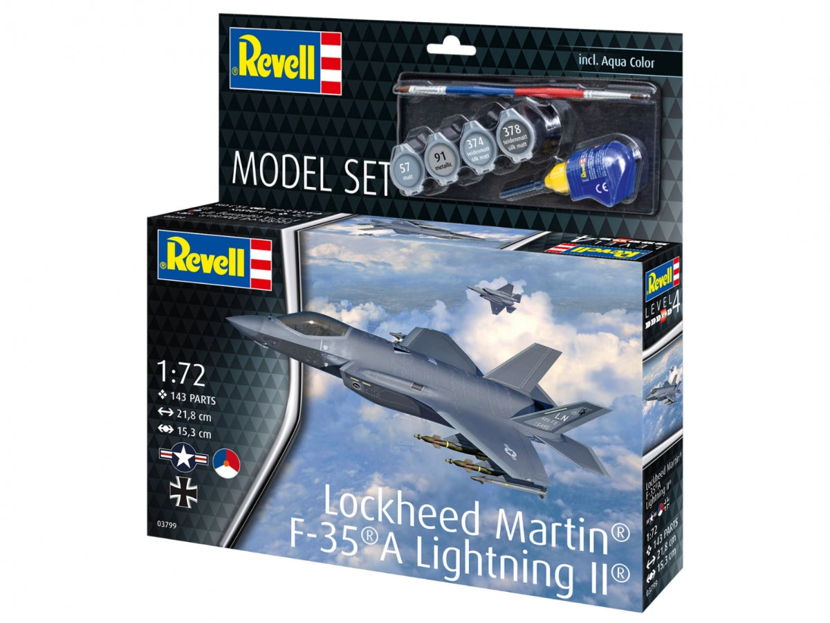 Revell 63799 Lockheed Martin F-35A Lightning II 1/72 – zdjęcie 4