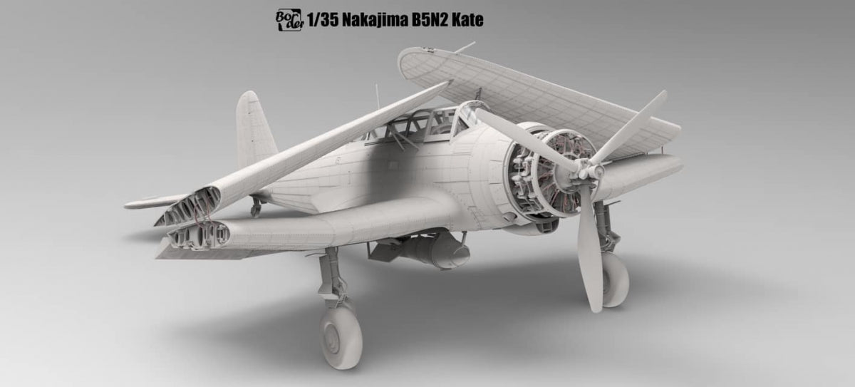 Border Model BF-005 Nakajima B5N2 Type 97 Carrier Attack Bomber &amp;quot;Kate&amp;quot; w/ Full interior 1/35 – zdjęcie 3