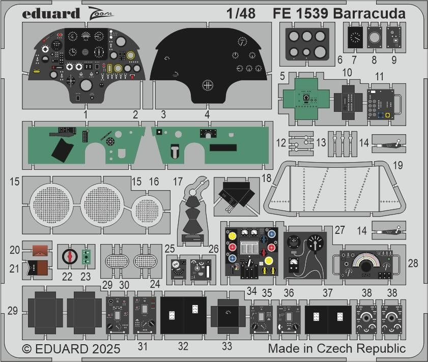Eduard FE1539 Barracuda TRUMPETER 1/48
