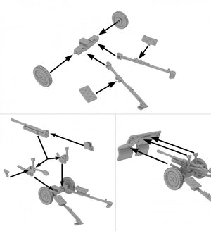 First to Fight PL025 - Bofors 37mm 1/72 – image 2
