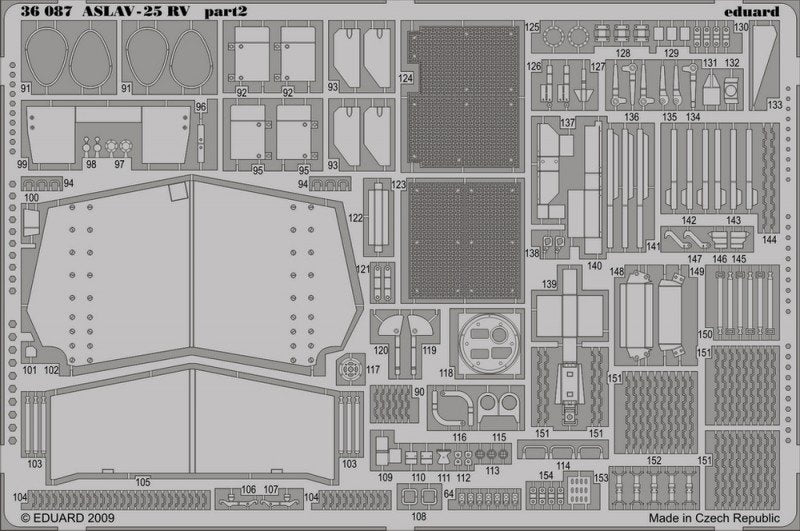 Eduard 36087 ASLAV-25 RV 1/35 Trumpeter – zdjęcie 2