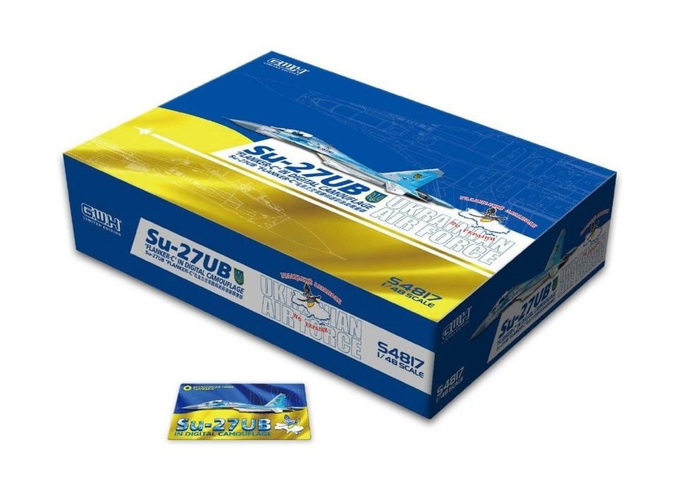 Great Wall Hobby S4817 Su-27UBM Flanker-C in Digital Camouflage Ukrainian Air Force 1/48 – image 2