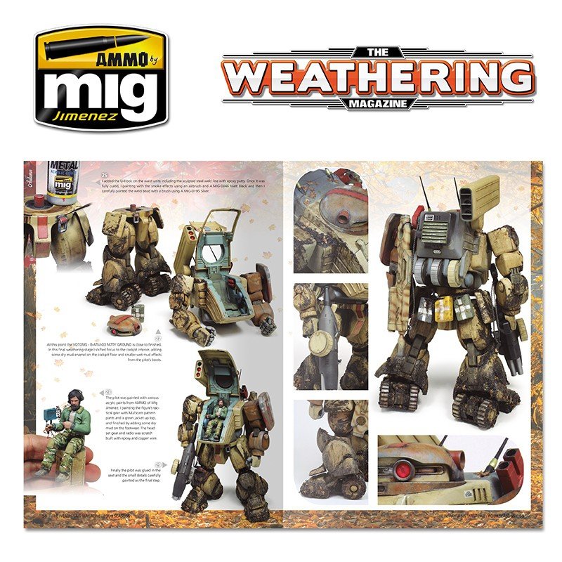 Munitions du Mig 4527PL. Le magazine Weathering, numéro 28. QUATRE SAISONS (polonais)  – image 6