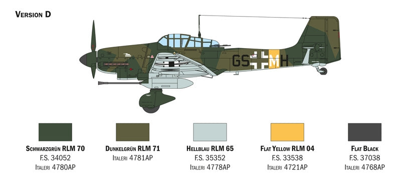 Italeri 2830 Ju 87 G-1 Stuka Kanonenvogel 1/48 – zdjęcie 7