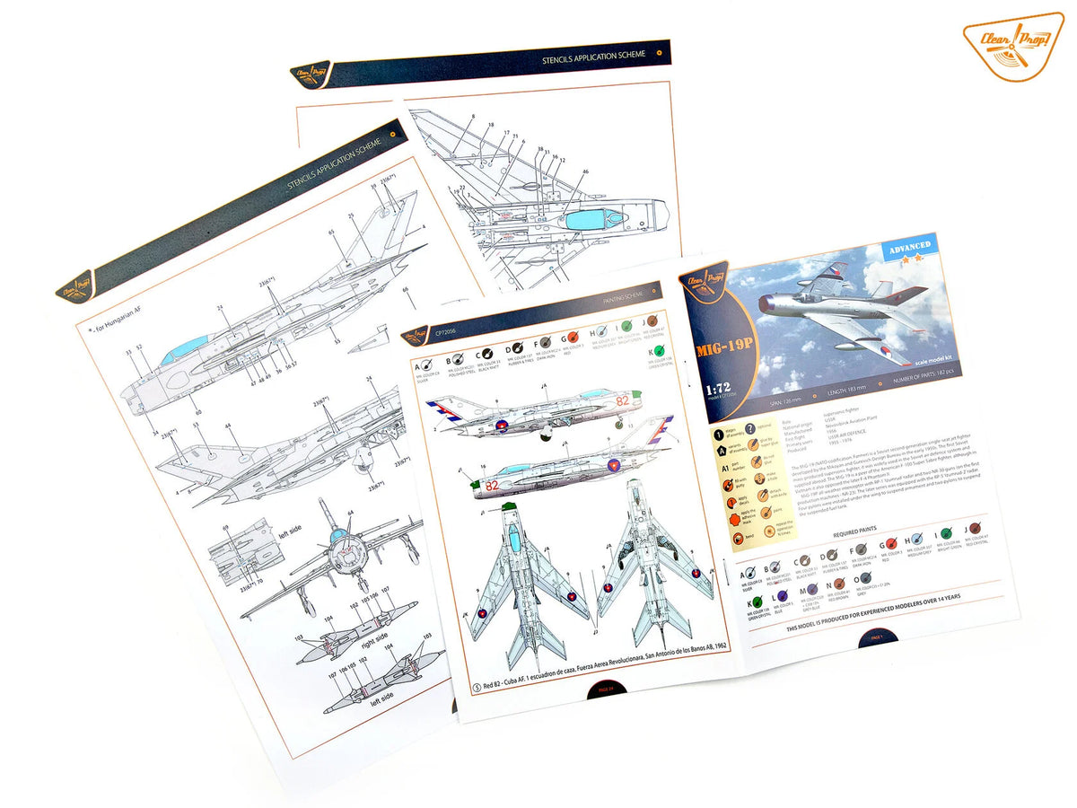 Clear Prop! CP72056 MiG-19 P 1/72 – image 38
