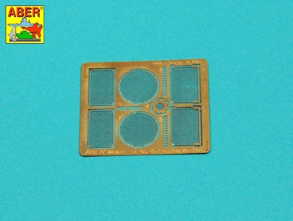 Aber 48A33 Grilles for Panther D 1/48 – zdjęcie 3