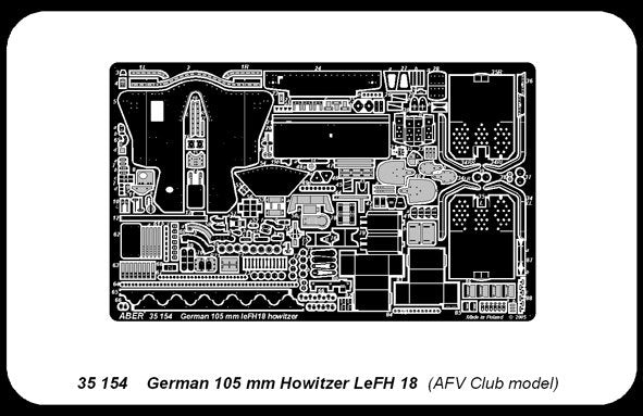 Aber 35154 Niemiecka haubica LeFH 18, 105 mm (AFV) 1/35 – Bild 4