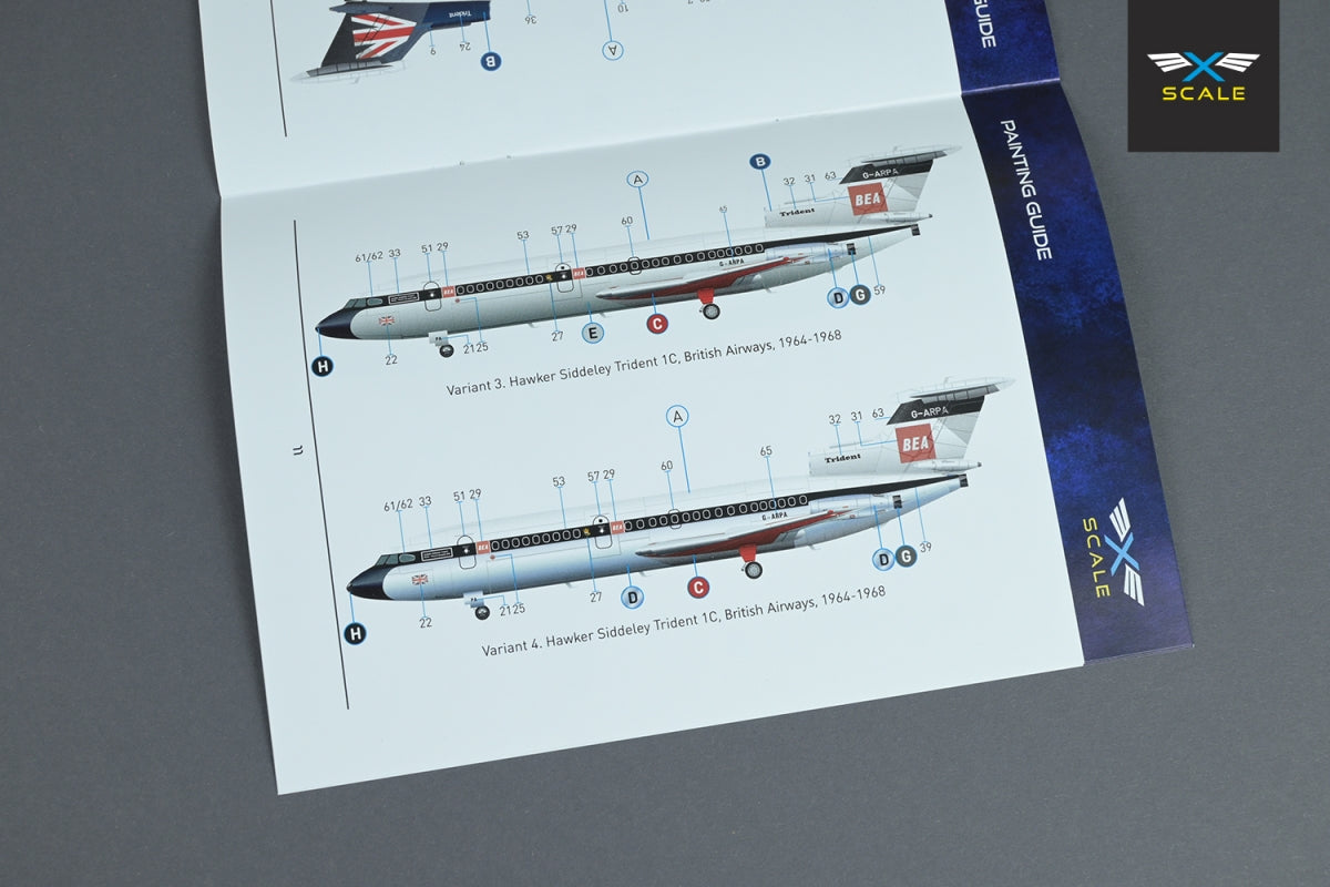 X-Scale 144003 Airliner HS-121 Trident 1C 1/144 – zdjęcie 4