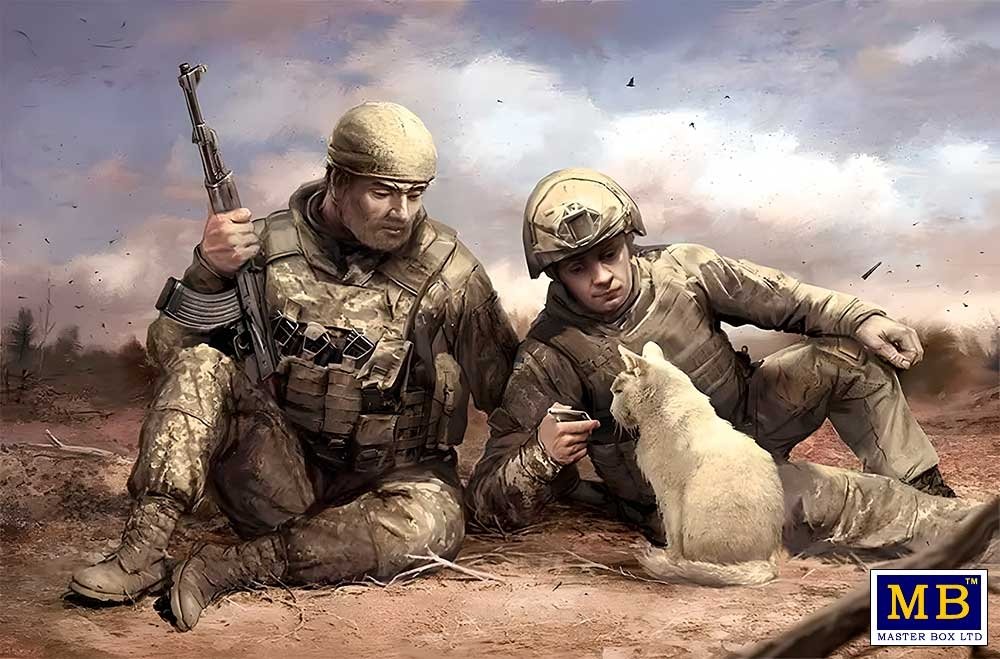 Master Box 35230 Russian-Ukrainian War Series #7: News from home 1/35