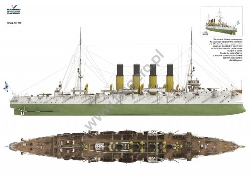 Kagero 16008 Protected cruiser Varyag EN – imagen 6
