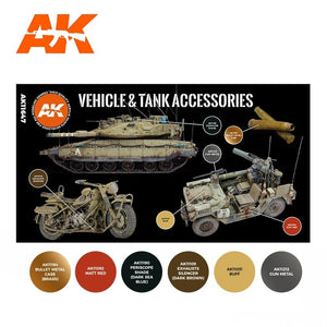 AK Interactive AK11647 3G VEHICLE AND TANK ACCESSORIES 6x17ml – zdjęcie 2
