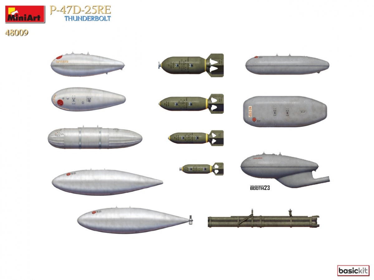 MiniArt 48009 P-47D-25RE THUNDERBOLT. BASIC KIT 1/48 – zdjęcie 6
