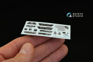 Quinta Studio QD48049 F/A-18E 3D-Printed &amp;amp; coloured Interior on decal paper (for Hasegawa kit) 1/48 – zdjęcie 5