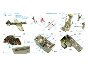 Quinta Studio QD32158 Do 335A 3D-Printed &amp;amp; colored Interior on decal paper (HK models) 1/32 – image 2
