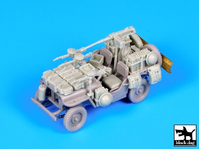 Black Dog T72063 British SAS jeep North Africa 1942 for Dragon 1/72 – zdjęcie 3