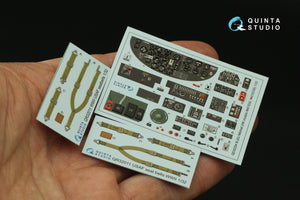 Quinta Studio QD32204 B-25J Mitchell Gun nose 3D-Printed &amp;amp; coloured Interior on decal paper (HK models) 1/32 – zdjęcie 5