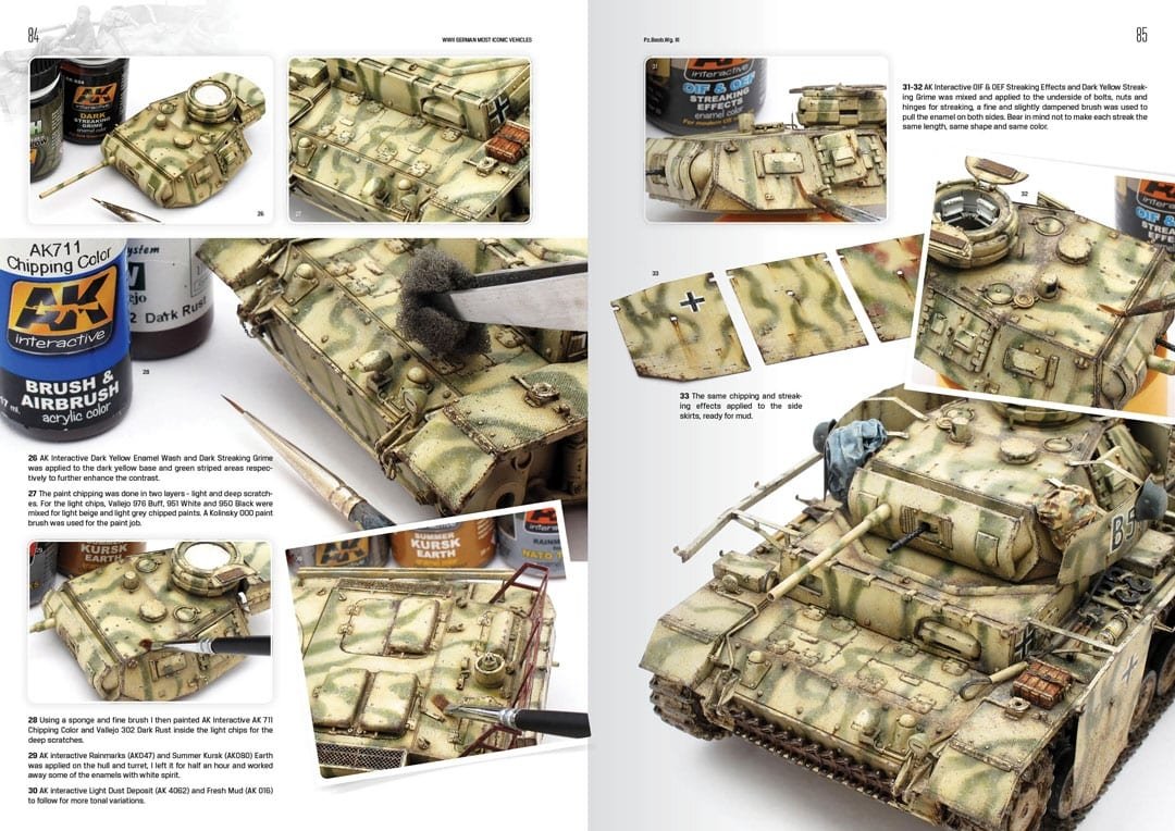 AK Interactive 514 WWII GERMAN MOST ICONIC SS VEHICLES. VOLUME 1 – zdjęcie 9