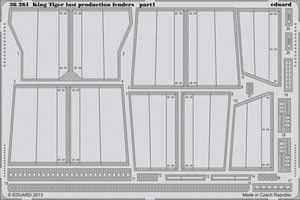 Eduard 36261 King Tiger last production fenders 1/35 Academy – zdjęcie 2