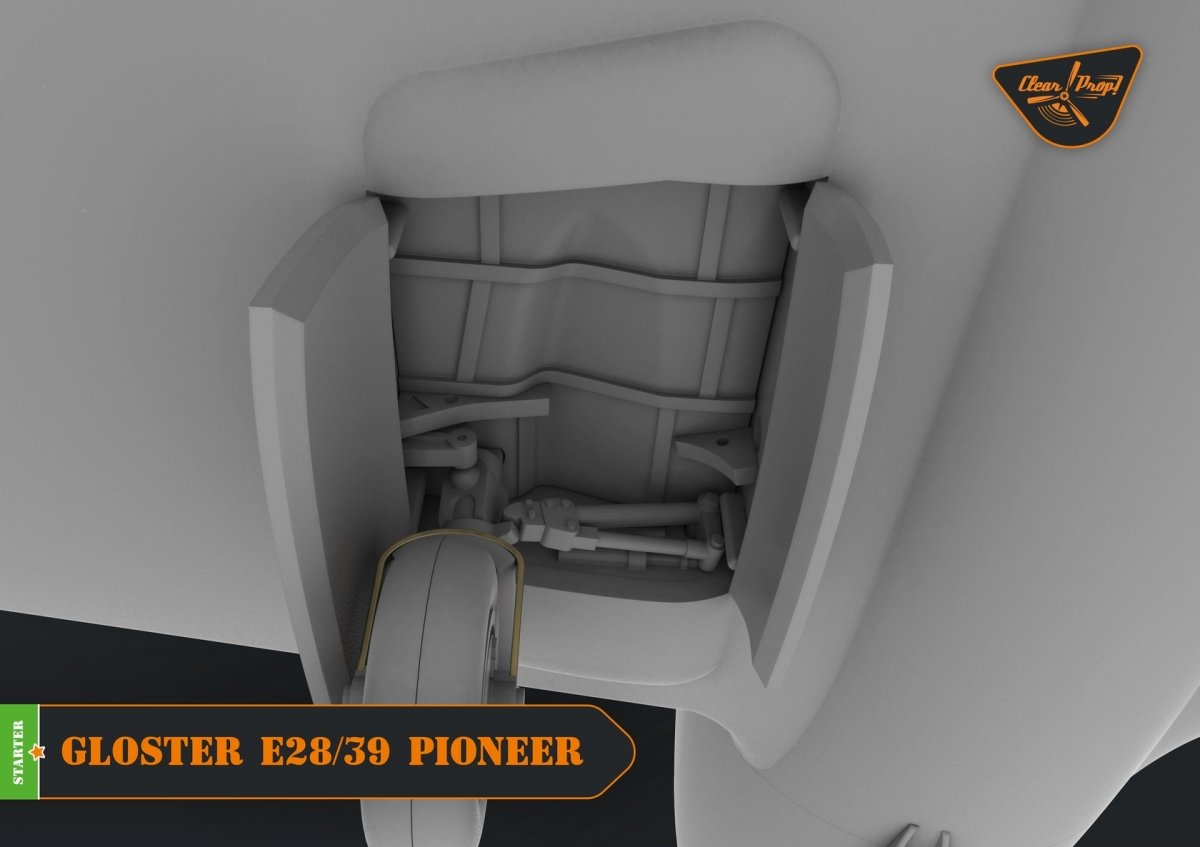Clear Prop! CP72007 GLOSTER E28/39 PIONEER STARTER KIT 1/72 – zdjęcie 5