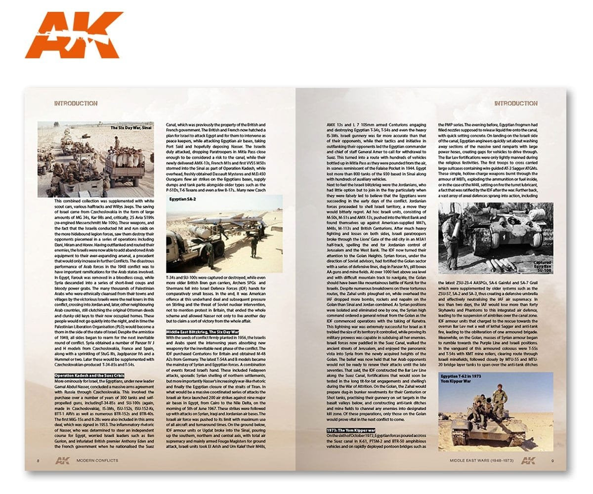AK Interactive AK284 MIDDLE EAST WARS 1948-1973 VOL.1 PROFILE GUIDE (English) – zdjęcie 3