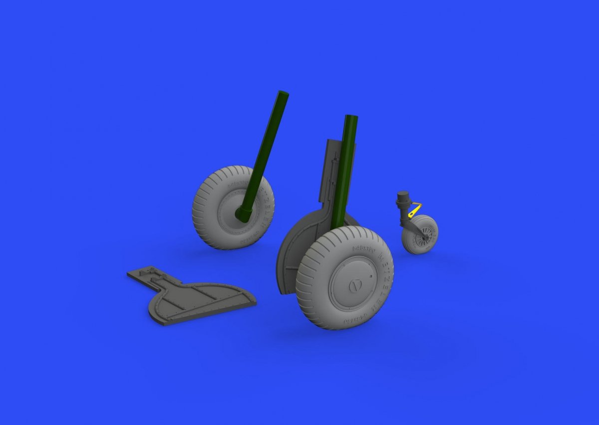 Eduard 632150 Bf 108 wheels 1/32 EDUARD – image 2