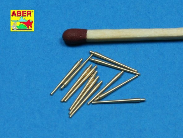 Aber 350L-41 Set of 12 pcs 100 mm barrels M1930 L45 for French ships 1/350 – image 3