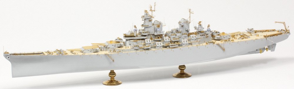 Pontos 37034FB USS BB-63 Missouri 1945 Advanced Detail Up Set for Hobbyboss Kit (Deck Blue 20B stained wooden deck) 1/350 – Bild 2