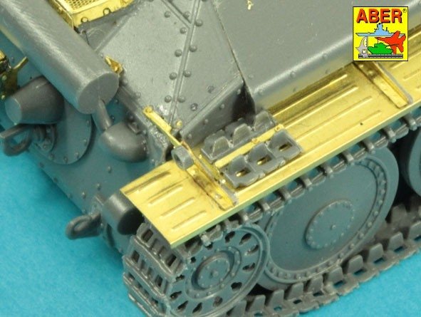 Aber 48041 Pz.Kpfw..38 (t) Ausf. E/F/G Niemiecki czołg Pz.38 (t) cz.2-błotniki / German tank Pz.Kpfw. 38 (t) Ausf.. E/F/G Vol.2-Fenders 1/48 – zdjęcie 10