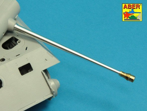 Aber 35L-245 7,5 cm barrel with muzzle brake for Panther Ausf.A 1/35 – immagine 4