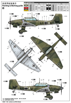 Trumpeter 02421 Junkers Ju-87B-2 Stuka 1/24 – zdjęcie 2