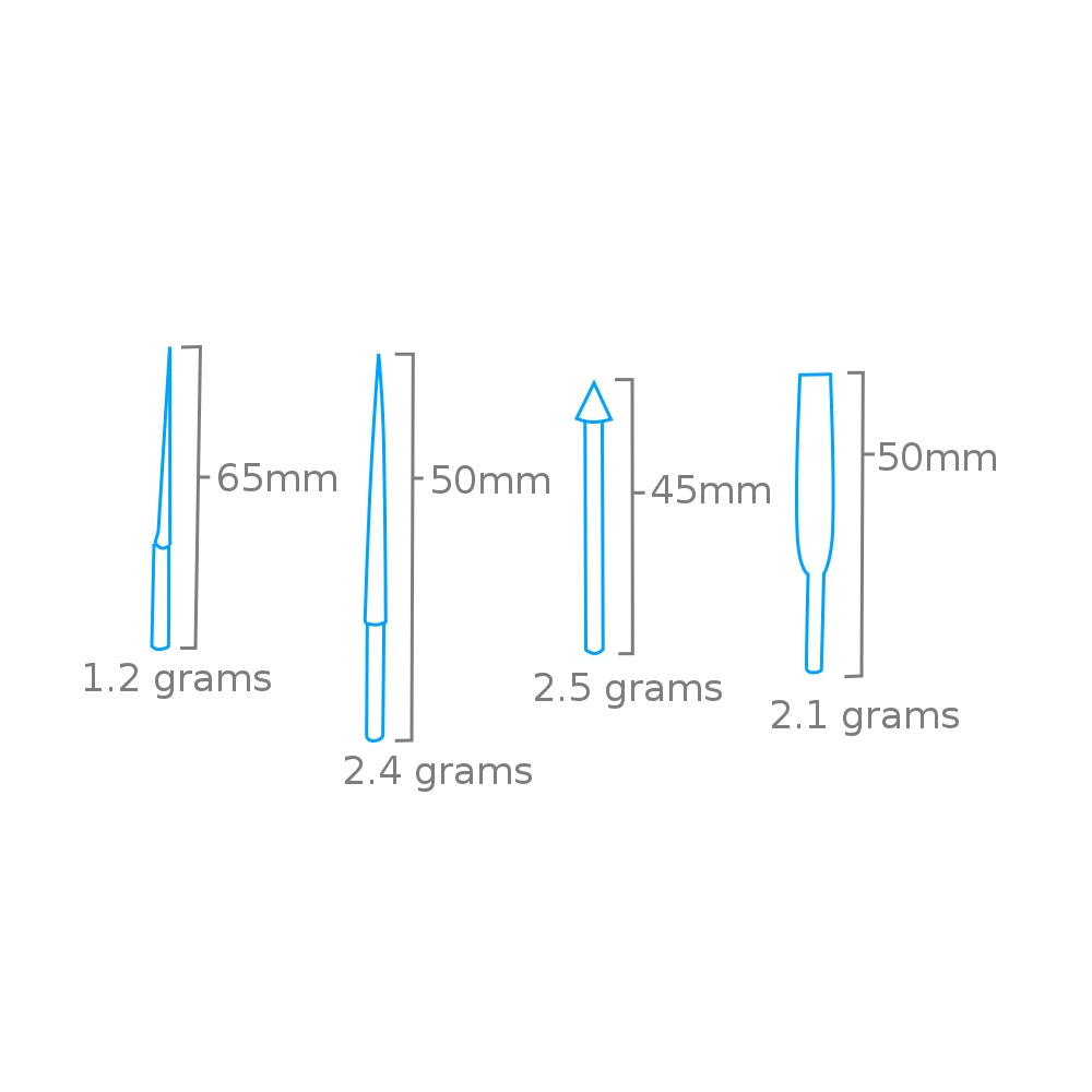 Modelcraft PFL6009-S 4 Pce Diamond Reamer &amp;amp; File Accessory Set – image 2