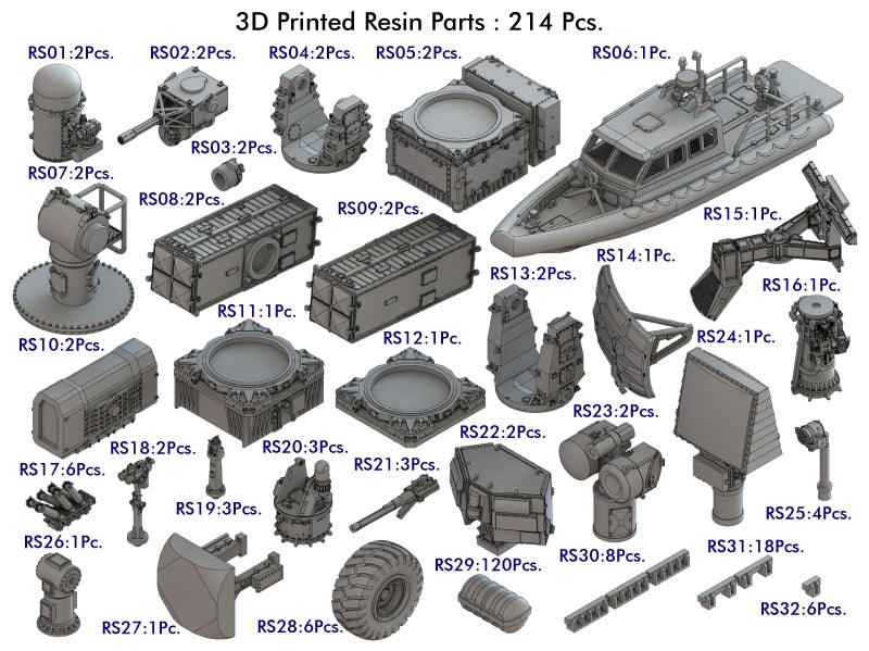 Pontos 37001R1 USS LHD-2 Essex Kit+Detail Up Set 1/350 – image 3