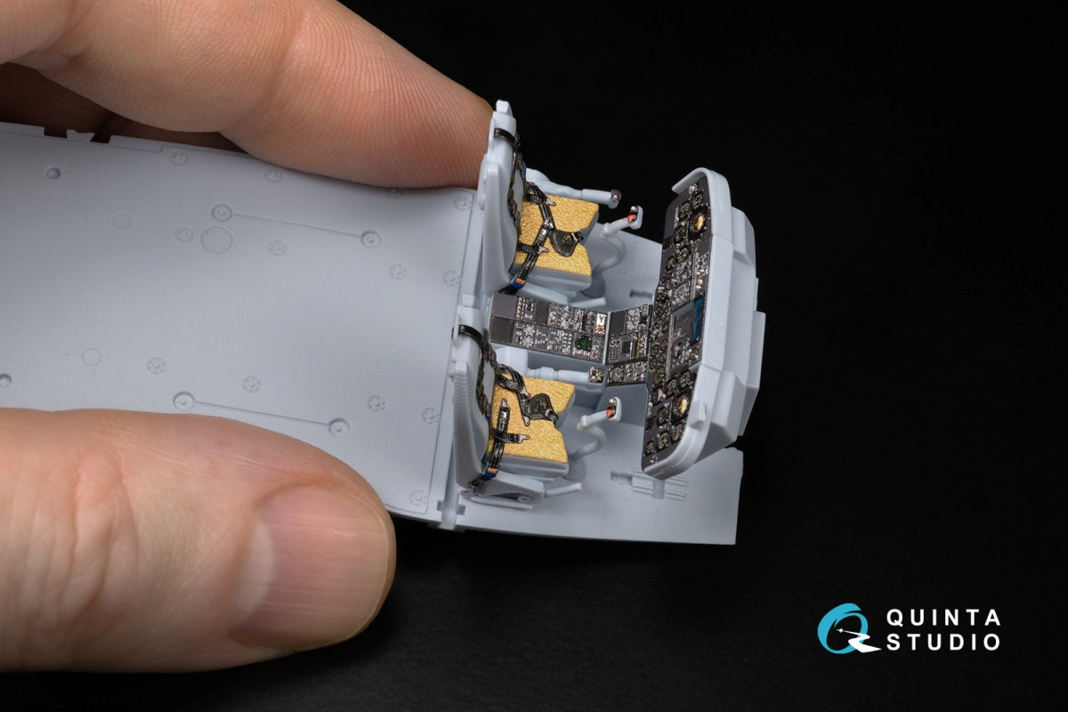Quinta Studio QD+48454 Lynx AH-7 3D-Printed &amp;amp; coloured Interior on decal paper (Airfix) (with 3D-printed resin parts) 1/48 – zdjęcie 9