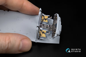 Quinta Studio QD+48454 Lynx AH-7 3D-Printed &amp;amp; coloured Interior on decal paper (Airfix) (with 3D-printed resin parts) 1/48 – zdjęcie 9