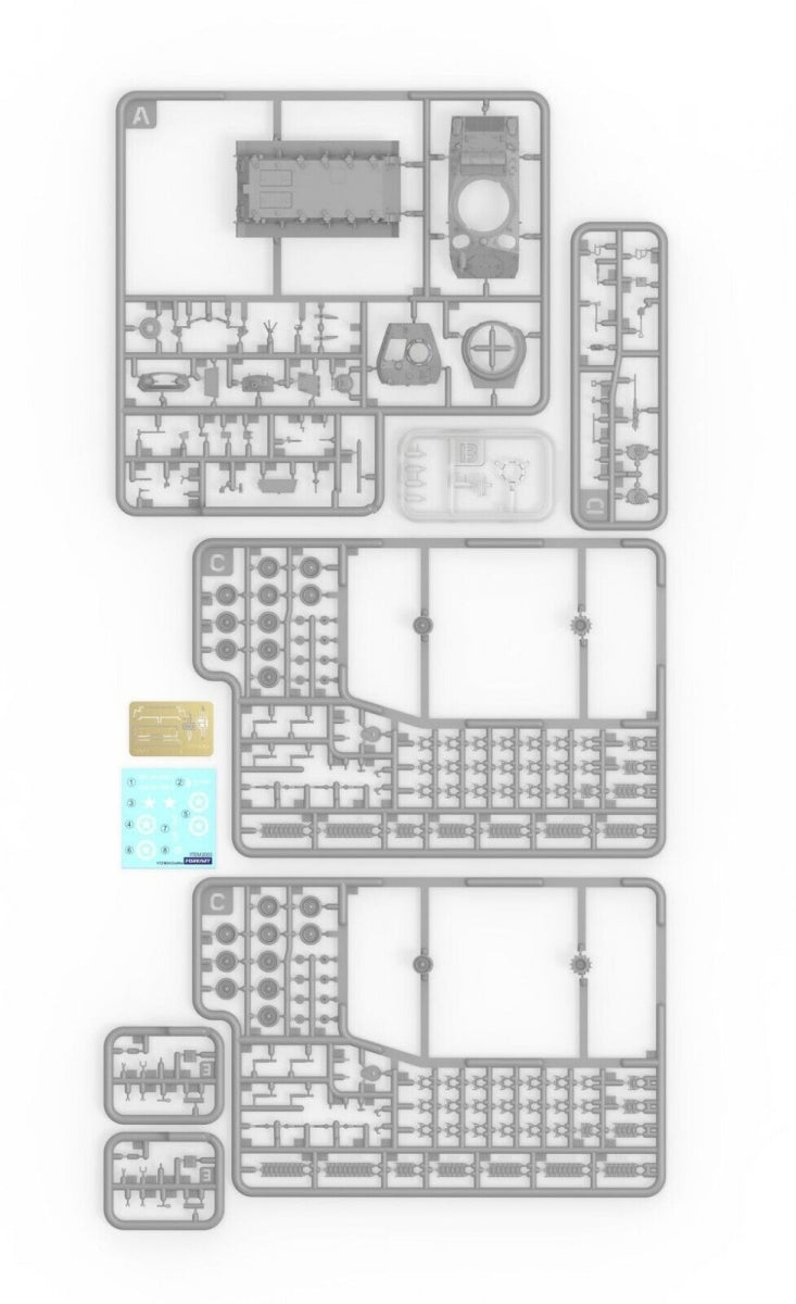 ForeArt 2003 U.S. Light Tank M24 Chaffee 1/72 – zdjęcie 3
