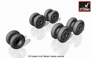 Armory Models AW72043 Tupolev Tu-22 Blinder wheels 1/72 – zdjęcie 3