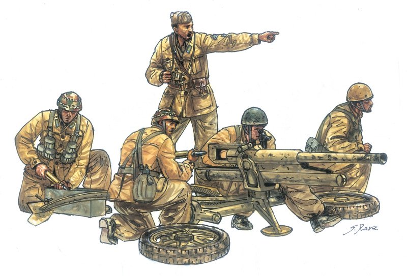 Italeri 6490 CANNONE DA 47/32 MOD.39 WITH CREW 1/35 – zdjęcie 2