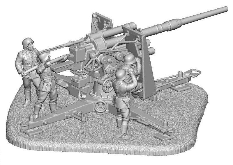 Zvezda 6158 German Heavy Anti-Aicraft Gun FLAK 36/37 (8.8cm) Art of Tactic 1/72 – image 3