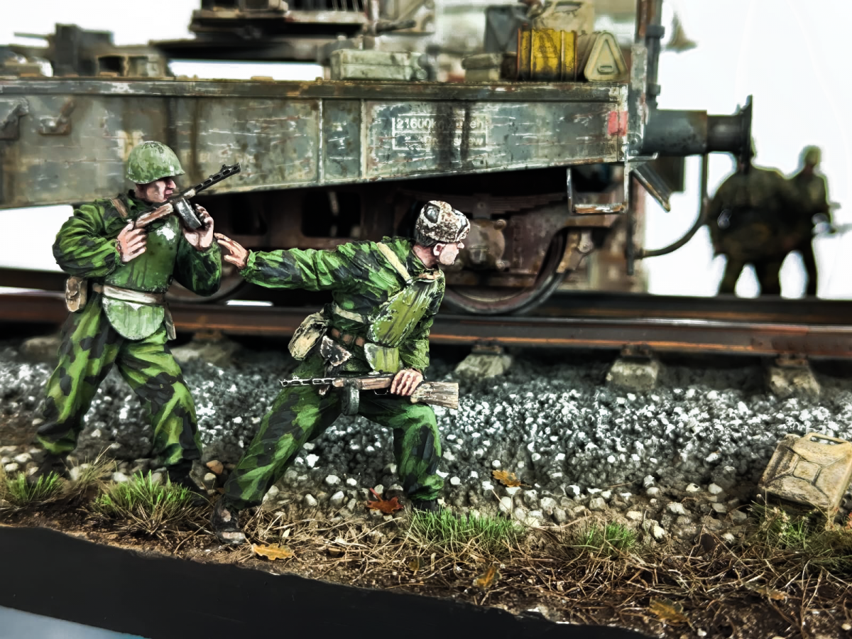 RT-Diorama 35027 Diorama-Base: Railroad Crossing 1/35 – zdjęcie 7