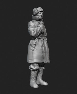 Panzer Art FI35-129 Soviet tank officer in sheepskin coat No.1 1/35 – zdjęcie 4