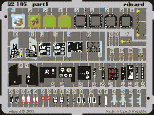 Eduard 32510 F-18C interior 1/32 ACADEMY