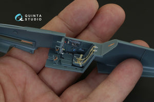 Quinta Studio QD48004 Yak-1B (late production) 3D-Printed &amp;amp; colored Interior on decal pape (for all kits) 1/48 – image 6