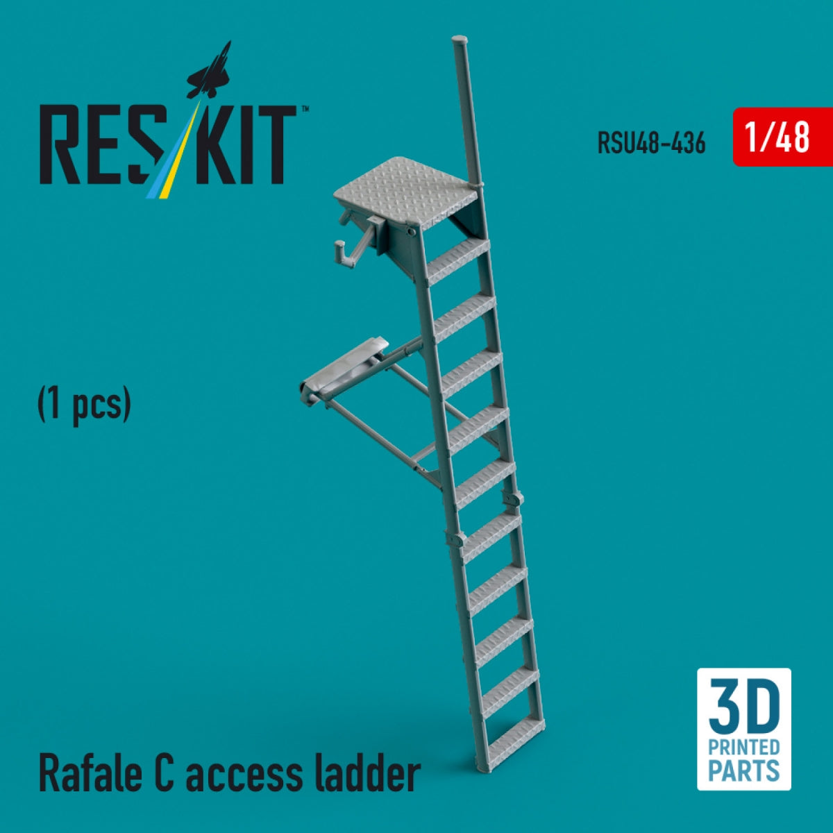 RESKIT RSU48-0436 Rafale C access ladder (3D Printed) 1/48