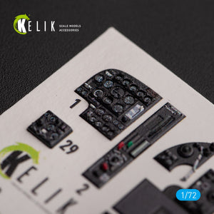 KELIK K72151 Bristol Beaufort Mk.1 - interior 3D decals for Airfix kit 1/72 – zdjęcie 3