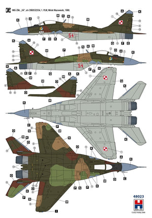 Hobby 2000 48023 MiG-29 Polish Air Force (ACADEMY + CARTOGRAF + MASK) 1/48 – image 5